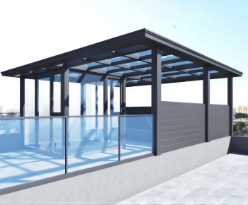 Modern Glass Sun Room-ID:899106034