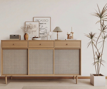 Wabi-sabi Style Side Cabinet-ID:934659968