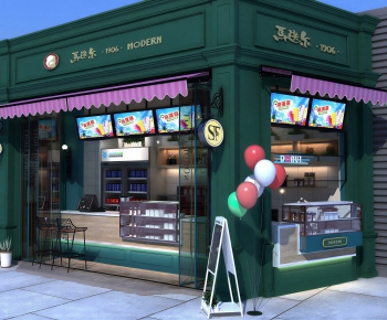 Retro Style Facade Element-ID:305138113