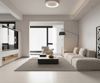 Modern A Living Room-ID:208868982