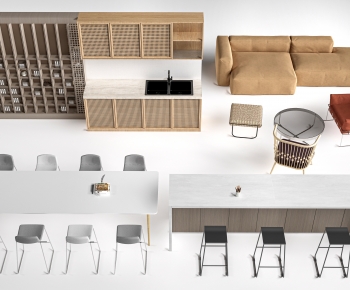 Modern Dining Table And Chairs-ID:186101916