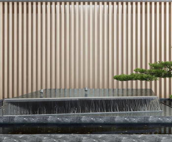 New Chinese Style Rockery Waterscape-ID:642149487