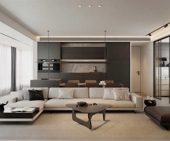 Modern A Living Room-ID:857202051