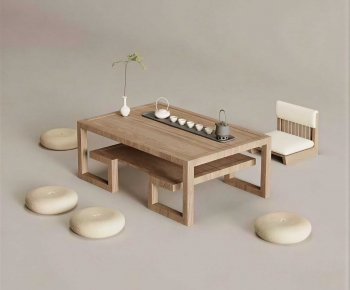 Japanese Style Tea Tables And Chairs-ID:661715984