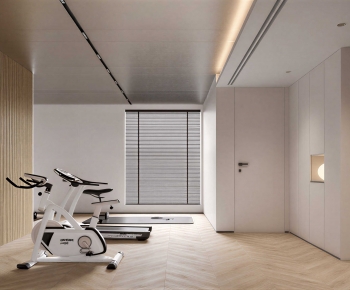 Modern Home Fitness Room-ID:374496946