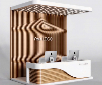 Modern Reception Desk-ID:681823025