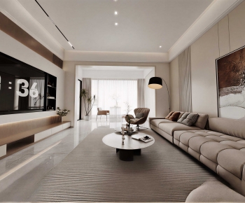 Modern A Living Room-ID:135097031