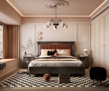 French Style Bedroom-ID:506242992
