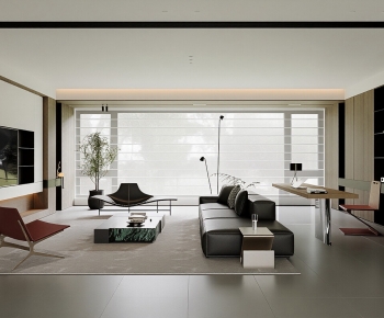 Modern A Living Room-ID:970778945