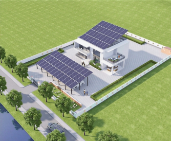 Modern Architectural Bird's-eye View Planning-ID:191531901