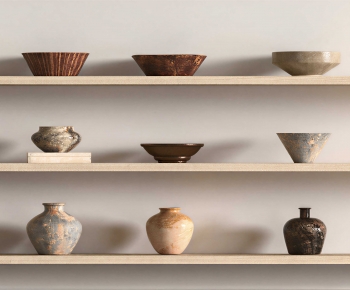 Wabi-sabi Style Clay Pot-ID:252899897