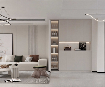 Modern A Living Room-ID:609219075