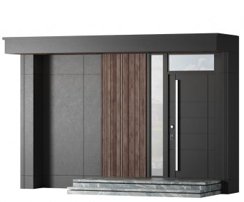 Modern Facade Element-ID:760483037