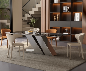 Modern Dining Table And Chairs-ID:820272926