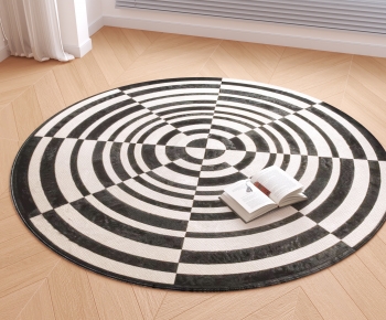 Modern Circular Carpet-ID:263940101