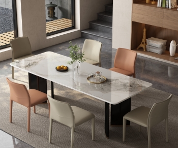Modern Dining Table And Chairs-ID:314641955