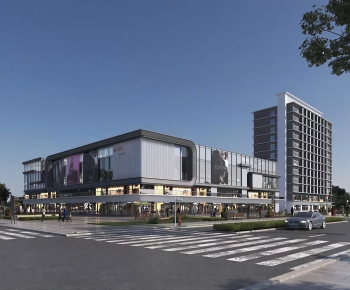 Modern Commercial Street-ID:680996896