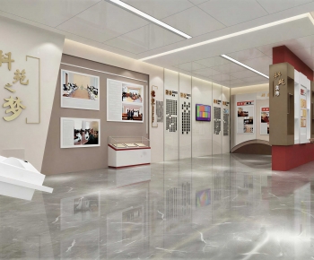 Modern Exhibition Hall-ID:442796953