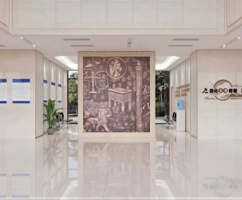 Modern Office Reception Desk-ID:529681924