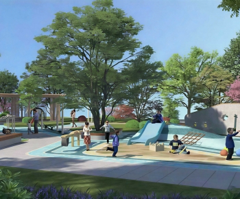 Modern Park Landscape-ID:781109379