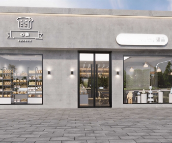 Modern Facade Element-ID:326764112