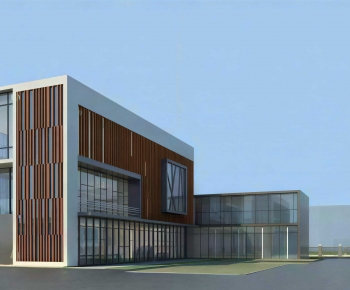 Modern Appearance Of Commercial Building-ID:612946036