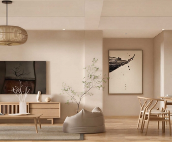 Japanese Style A Living Room-ID:534429686