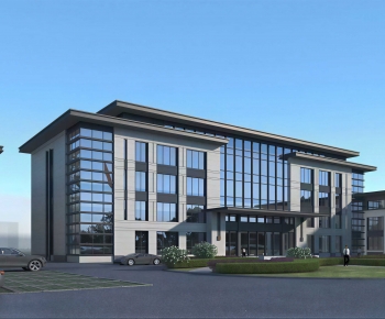 Modern Building Appearance-ID:732043988