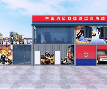 Modern Building Appearance-ID:623446943