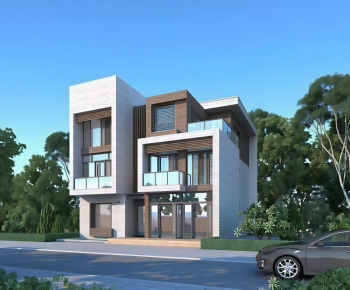 Modern Villa Appearance-ID:401346928