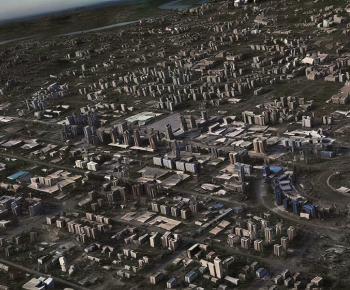 Modern Architectural Bird's-eye View Planning-ID:793149955