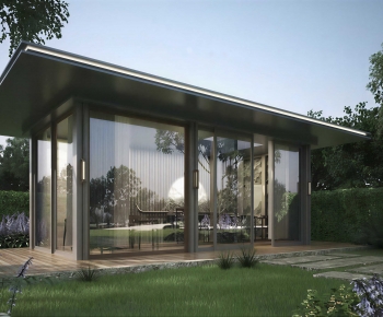 Chinese Style Glass Sunshine Room-ID:206901078