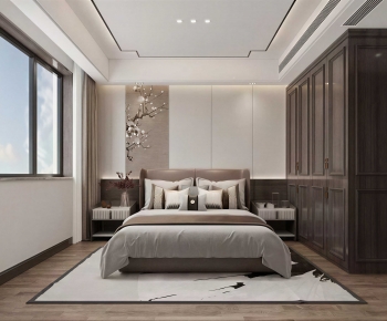 New Chinese Style Bedroom-ID:431288962