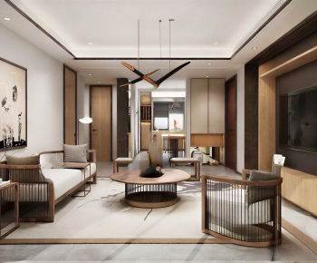 Modern A Living Room-ID:840104102