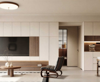 Modern A Living Room-ID:592560836