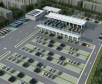 Modern Architectural Bird's-eye View Planning-ID:356439113