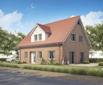 Modern Villa Appearance-ID:534398085