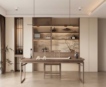 New Chinese Style Bookcase-ID:562789923