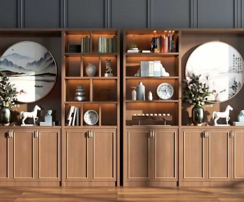 New Chinese Style Decorative Cabinet-ID:714149008