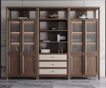 New Chinese Style Bookcase-ID:592561019