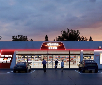 Modern Gas Station-ID:847409017