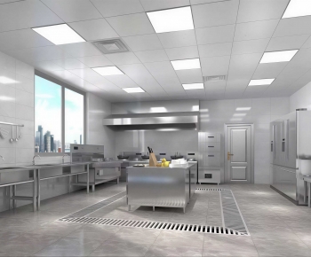 Modern Central Kitchen-ID:392520431
