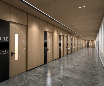 Modern Office Elevator Hall-ID:265190693