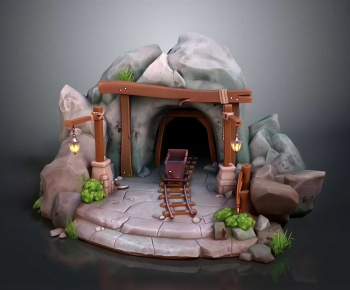 Modern Cartoon House-ID:121896038