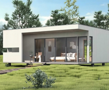 Modern Building Appearance-ID:164007906