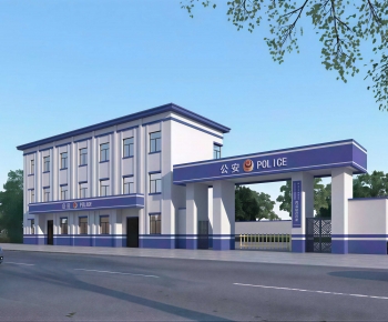 Modern Public Building-ID:495353946