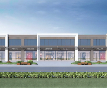 Modern Appearance Of Commercial Building-ID:519158885