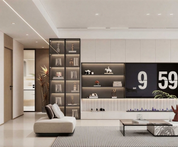 Modern A Living Room-ID:695761922