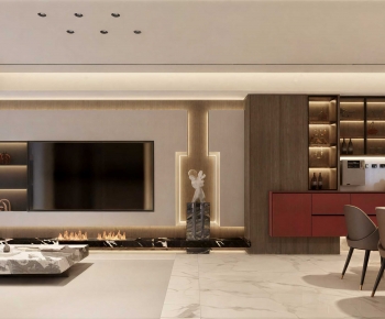 Modern A Living Room-ID:594685081