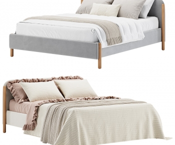 Modern Double Bed-ID:757460123
